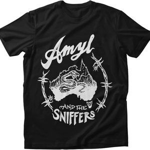 Amyl Funny and The Merch Artwork Sniffers Snake T-Shirt